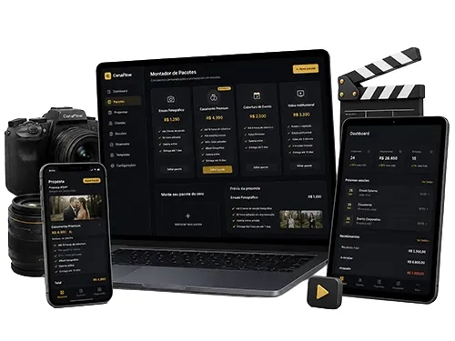 CenaFlow — plataforma de precificação para fotógrafos e videomakers