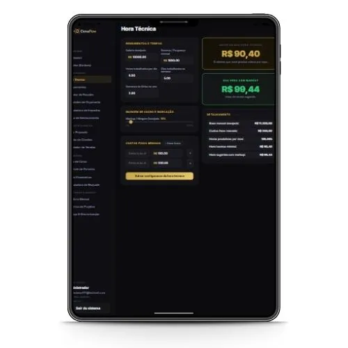 Calculadora de Hora Técnica